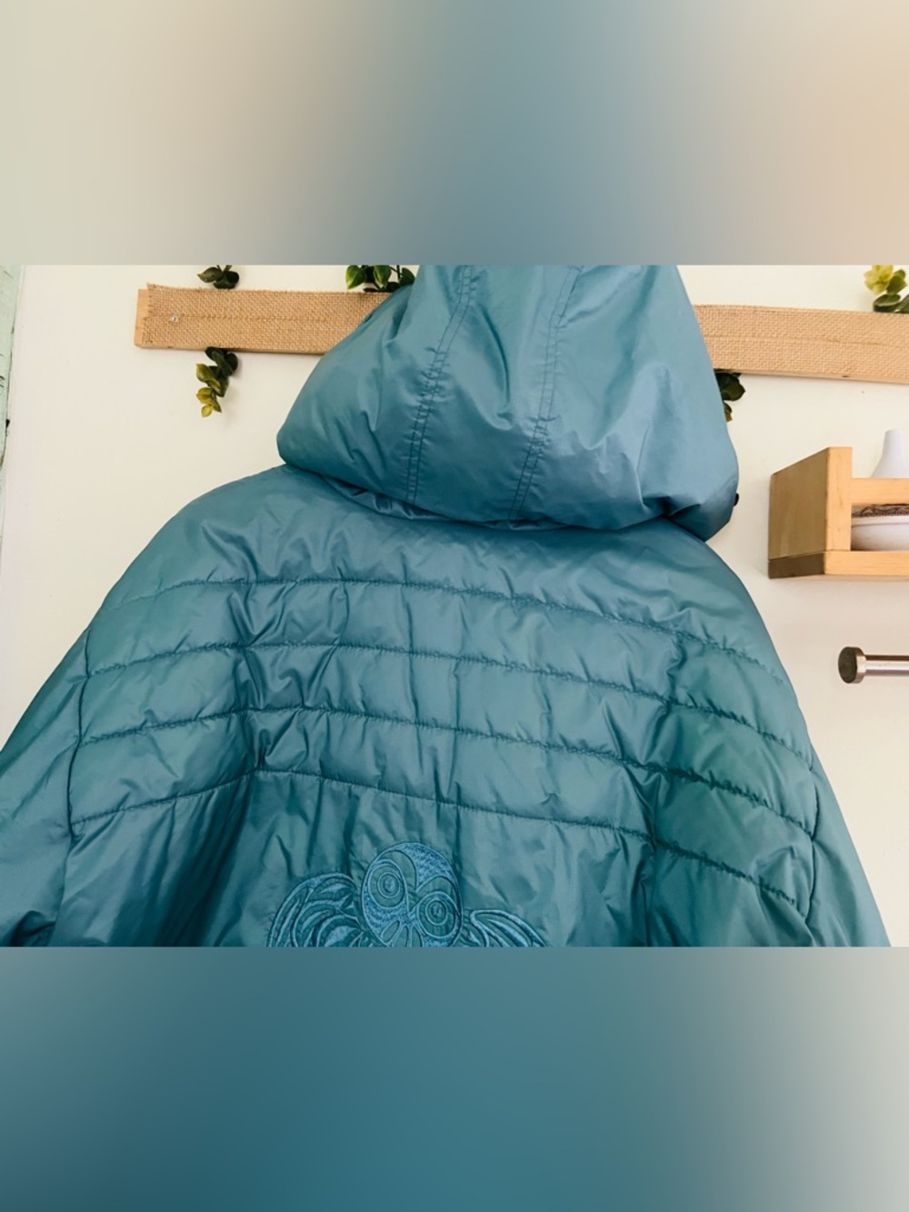 Vintage Kanuk Unisex Puffer Jacket | Size 5 | Teal Blue | Hooded Winter Coat - Picture 11 of 16